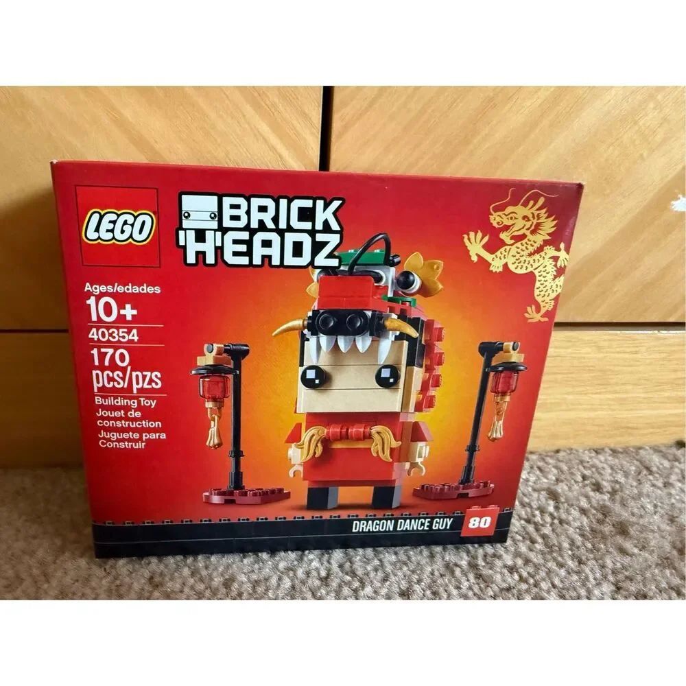 [NEW] Lego BrickHeadz Dragon Dance Guy (40354) - Lego 40354 NEW
